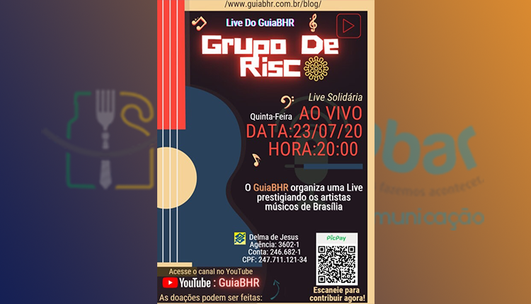 Live Solidária do GuiaBHR Banda: Grupo De Risco